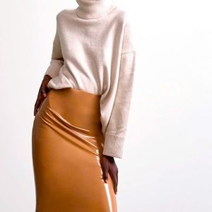 xl Commando wet look skirt new without tags